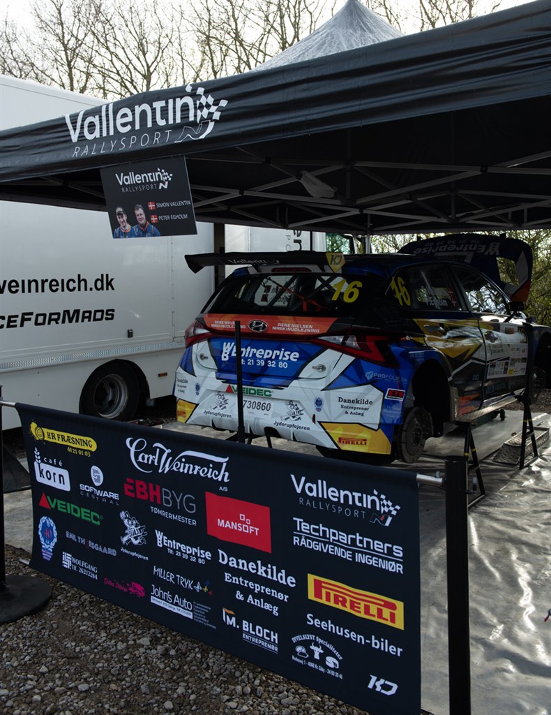 Au2parts Rally Sønderjylland er den anden af seks tællende runder til det danske mesterskab og bliver Vallentin Rallysports sidste optræden i DM-turneringen i denne sæson.
(Foto: Morten Dam)